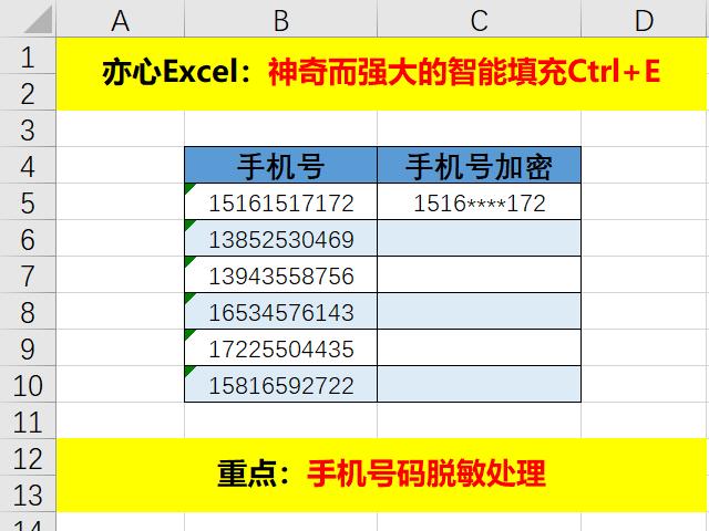 智能填充excel快捷键，excel表格怎么智能填充数据