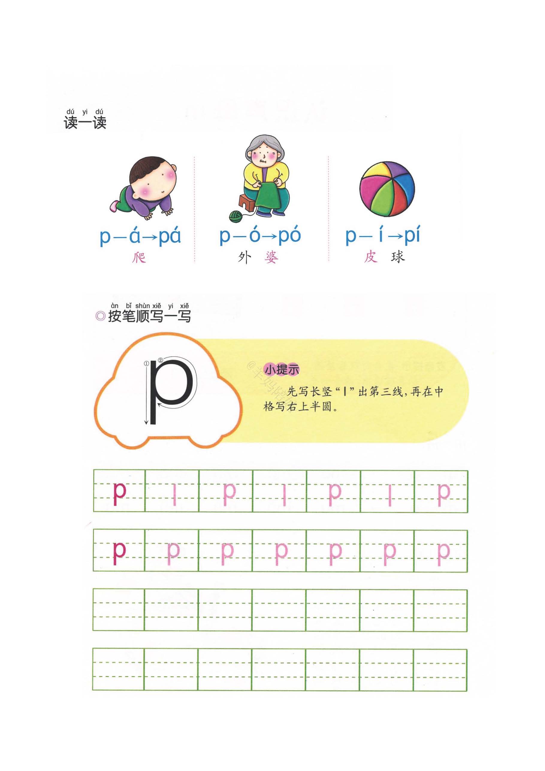 拼音声母有哪些字母，小学一年级汉语拼音声母分类